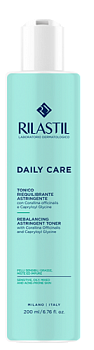 Вяжущий восстанавливающий тоник для лица Rilastil Daily Care для жирной, комбинированной и склонной к акне кожи, 200 мл